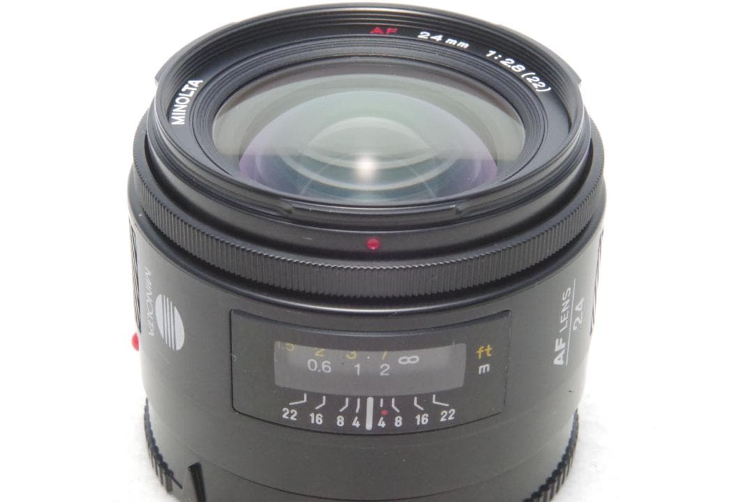 MINOLTA AF 24mm 1:2.8 α アルファー 単焦点 広角 美品+
