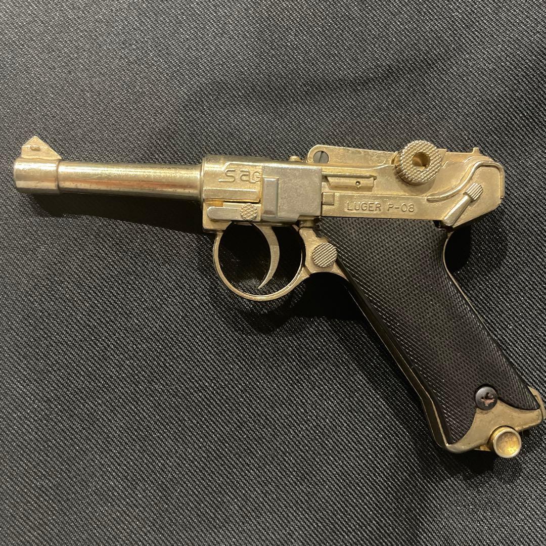 Luger F-08 モデルガン シルバー