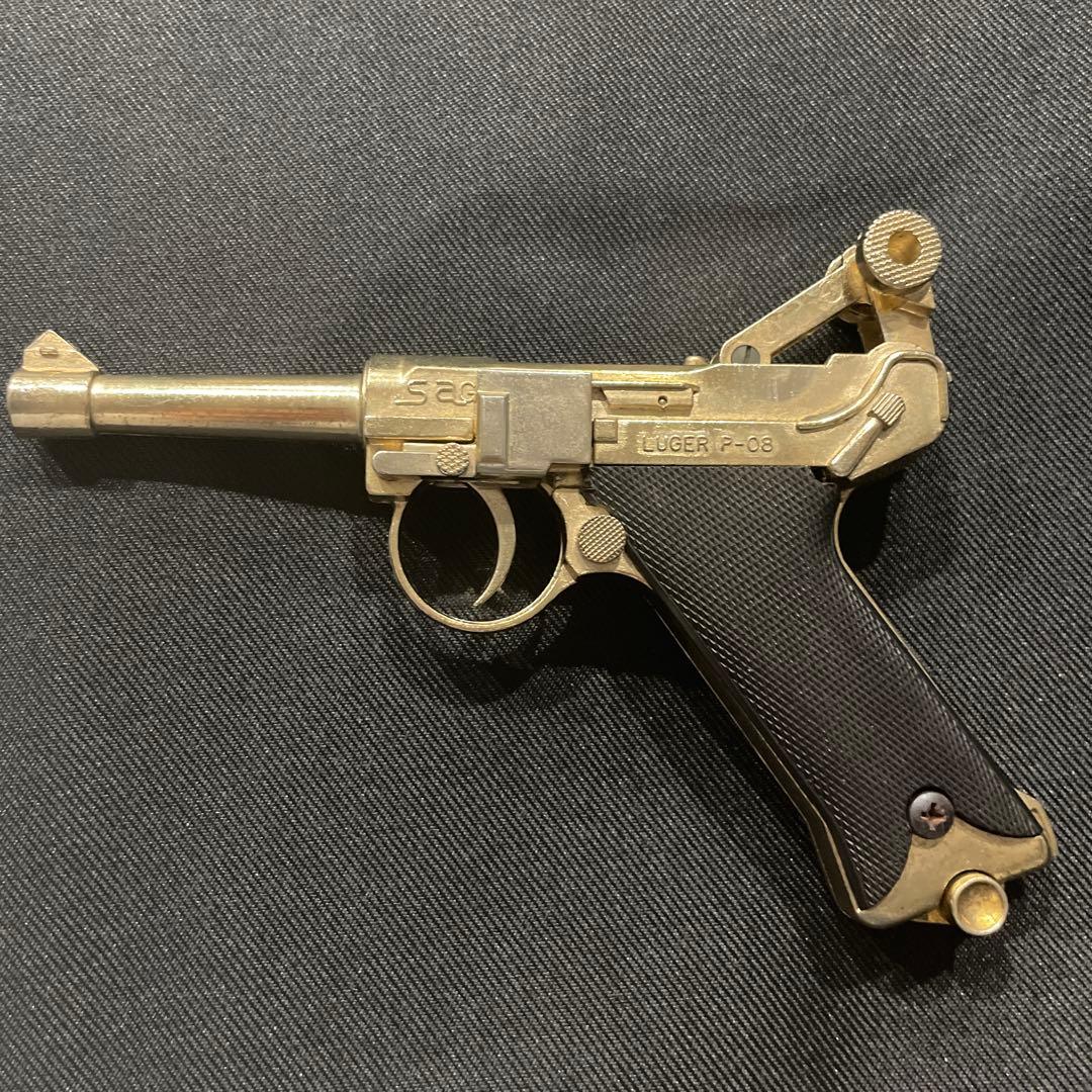 Luger F-08 モデルガン シルバー