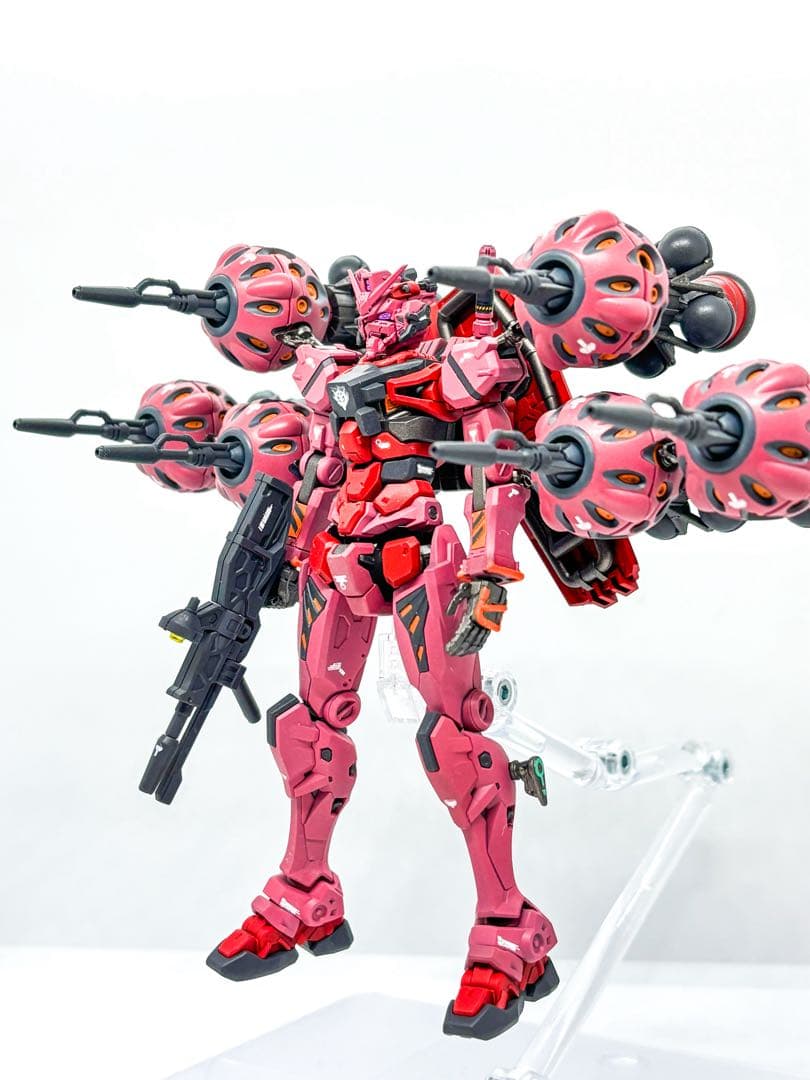 HG 赤いガンダム　(0079) 塗装完成品　ジークアクス　GQuuuuuuX
