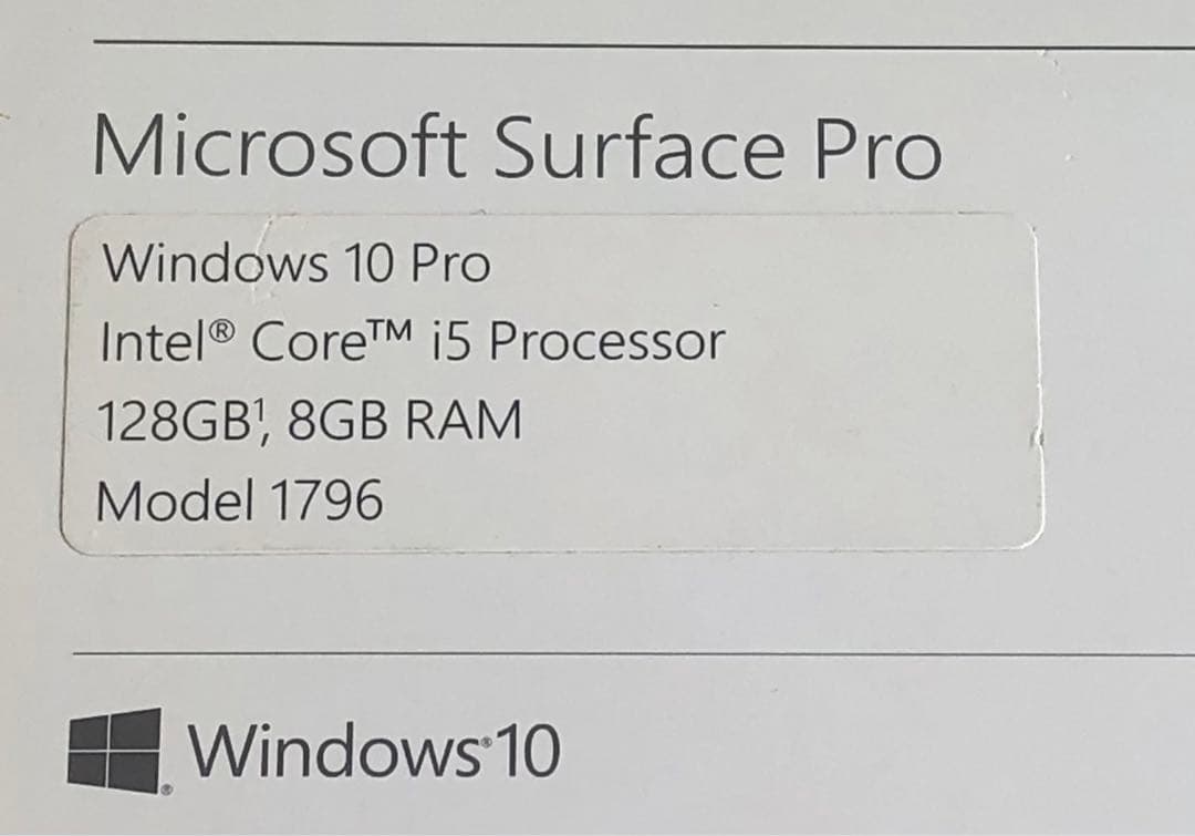 【店頭展示品】Microsoft Surface Pro KJR-00014