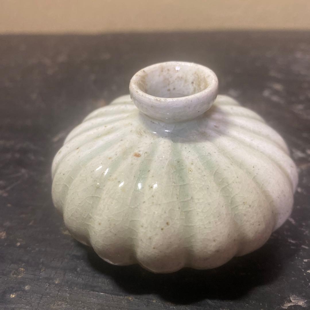 中国古玩具　白磁油壺7cm3.5cm