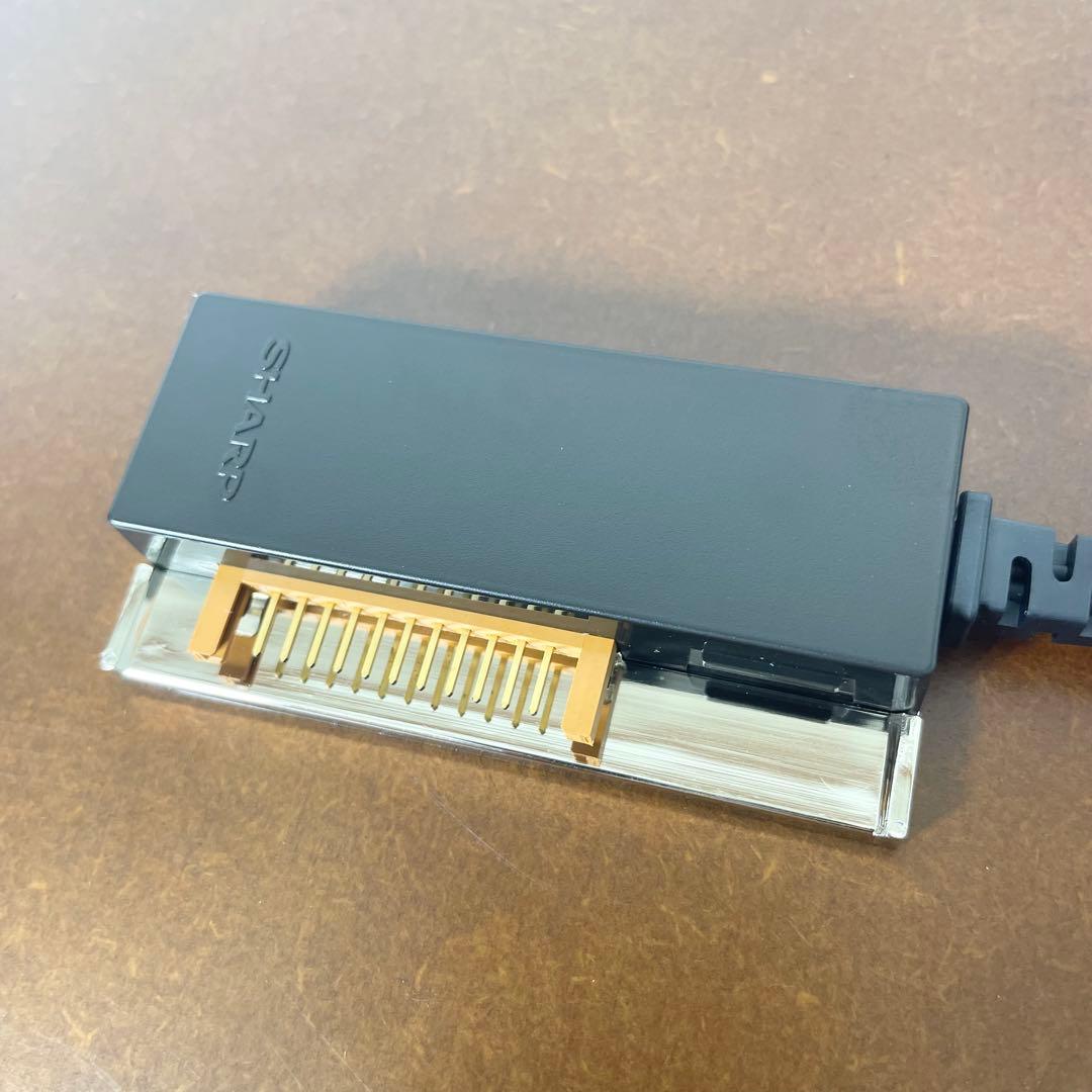 【未使用に近い】SHARP CE-124 カセットインターフェイス