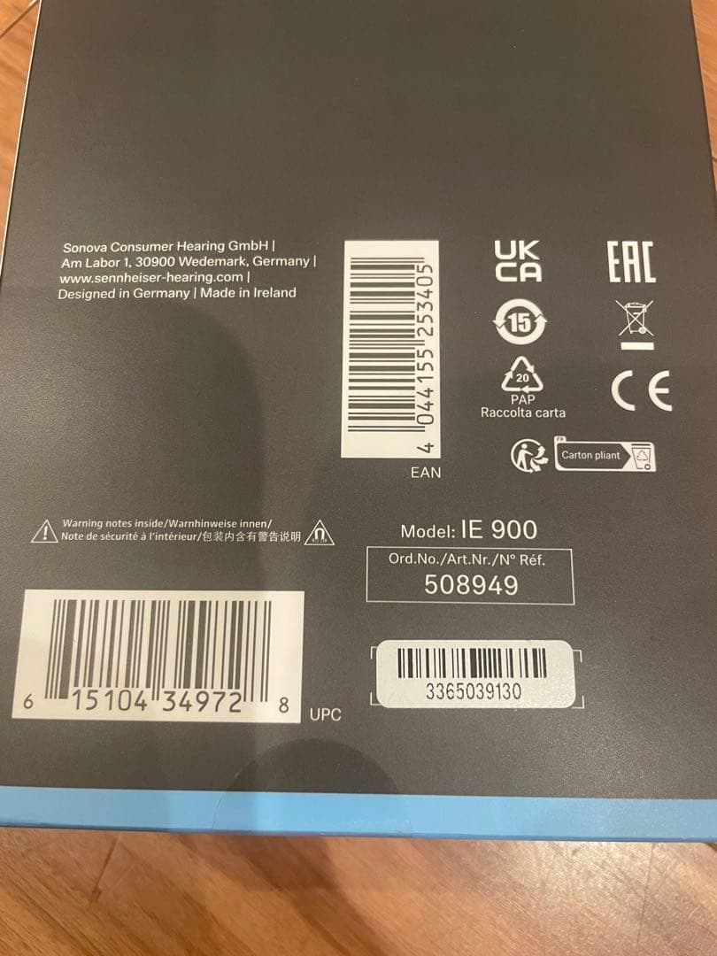 【極美品】Sennheiser IE 900 有線イヤホン