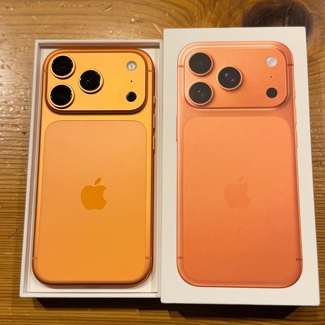 【美品】Apple iPhone 17PRO 本体　256GB オレンジ