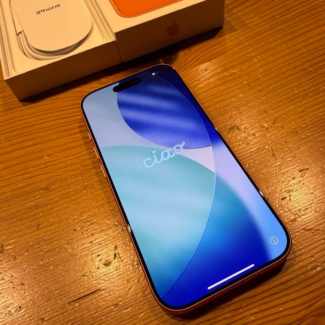 【美品】Apple iPhone 17PRO 本体　256GB オレンジ