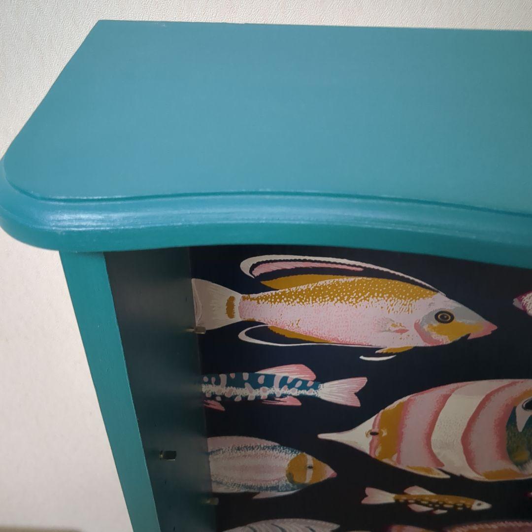 値下げしました☆素敵な魚のブックシェルフ（１９３０年）