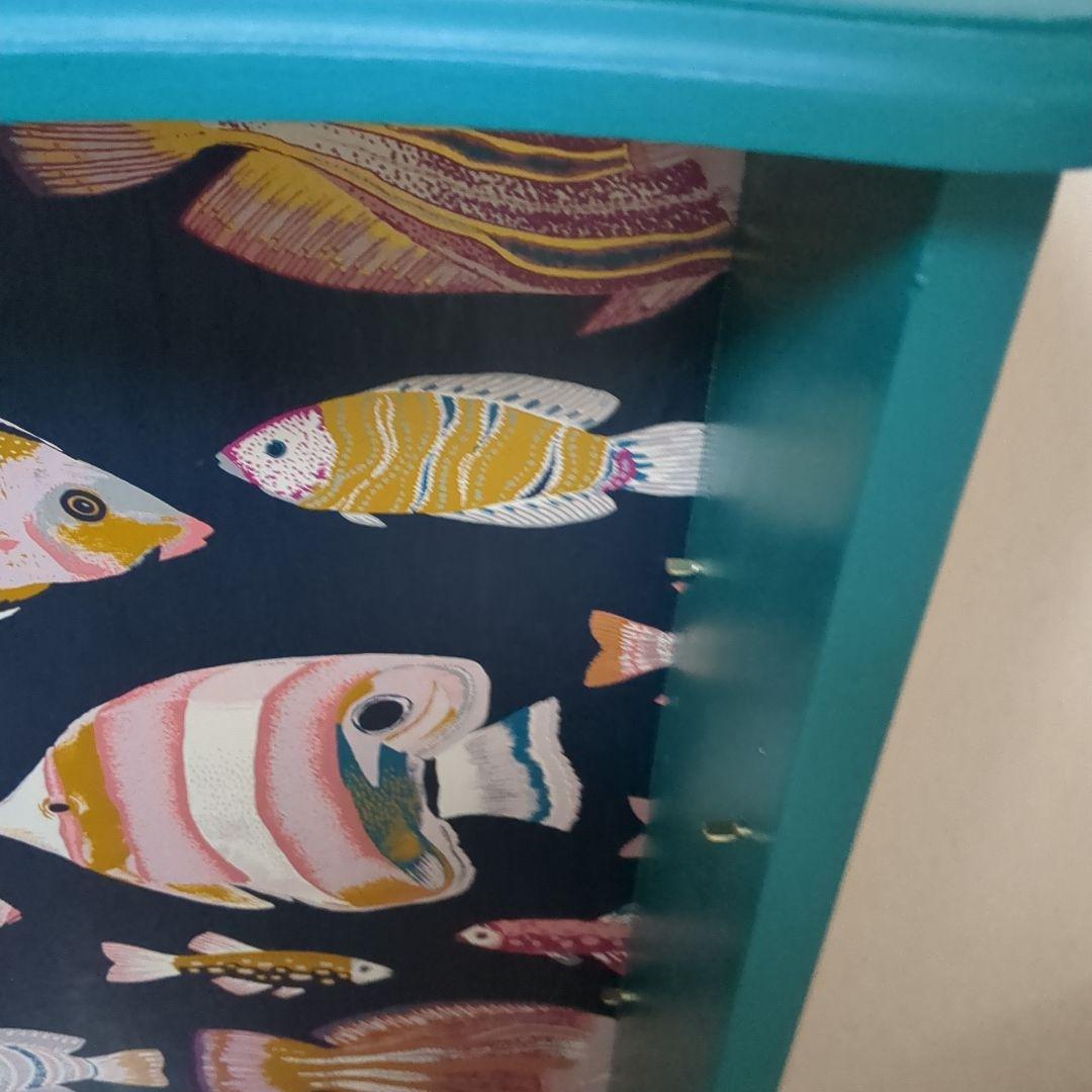 値下げしました☆素敵な魚のブックシェルフ（１９３０年）