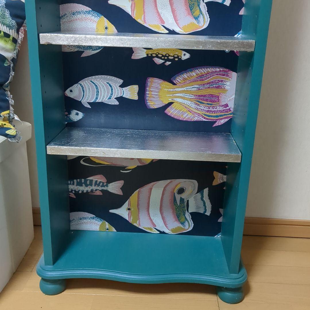 値下げしました☆素敵な魚のブックシェルフ（１９３０年）