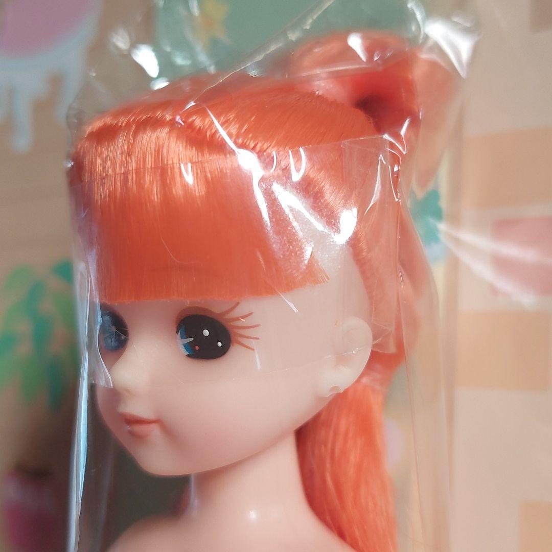 リカちゃんお人形教室スペシャルリカちゃんポニーテール&アップ系　オレンジヘアー