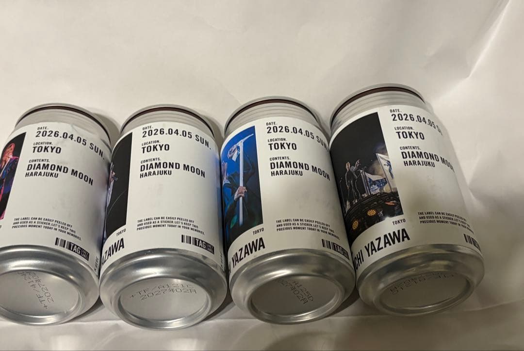 4/5 矢沢永吉 原宿ポップアップストア限定 ウーロン茶 缶 7個セット