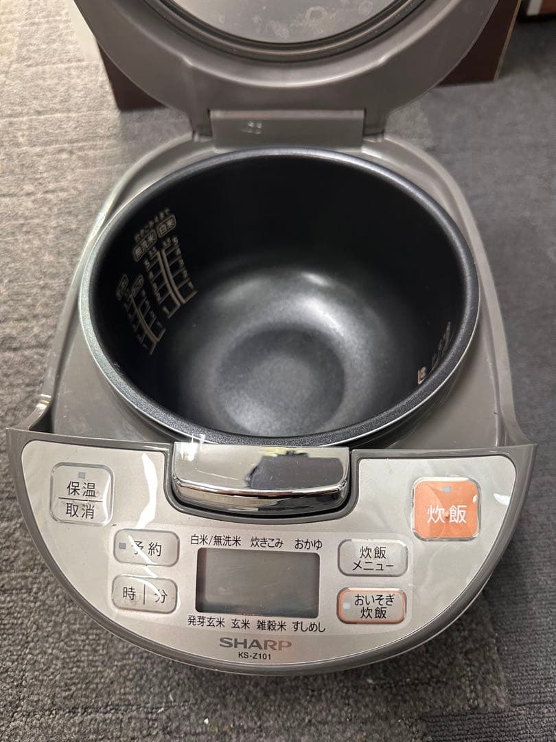 SHARP IHジャー炊飯器 5.5合炊き KS-Z101 ホワイト