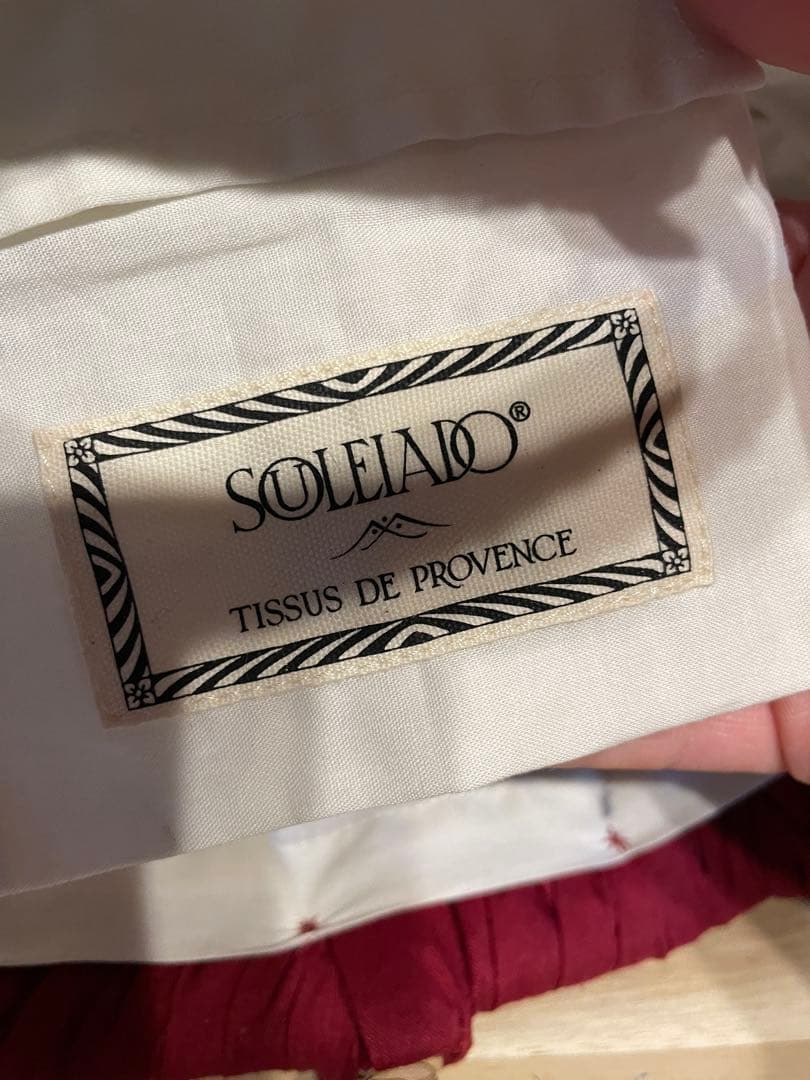 SOLEIAD 花柄刺繍 バスケットバッグ