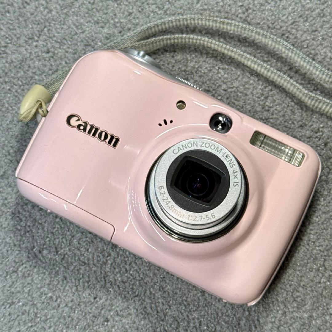 ☆動作OK Canon Powershot E1 乾電池式 ピンク