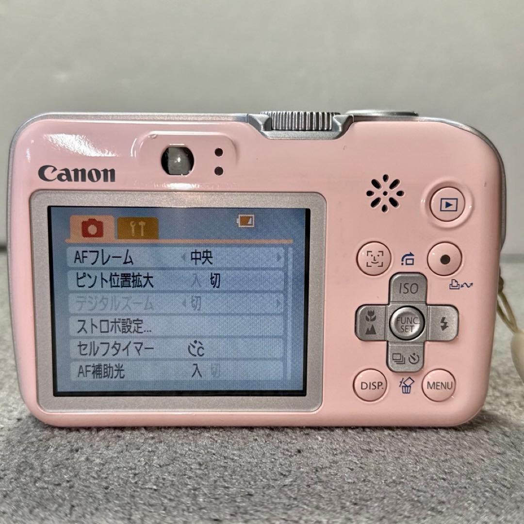 ☆動作OK Canon Powershot E1 乾電池式 ピンク