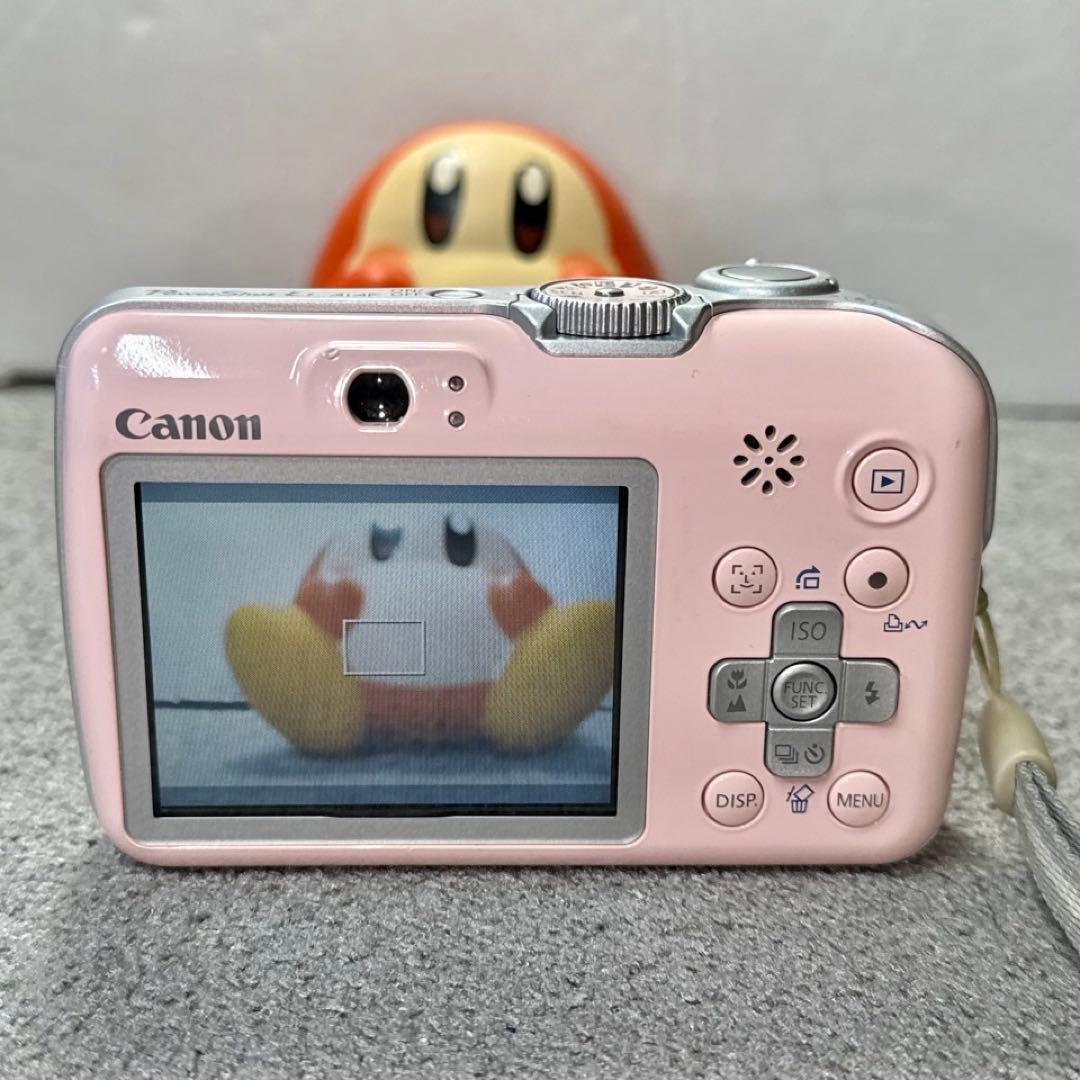 ☆動作OK Canon Powershot E1 乾電池式 ピンク