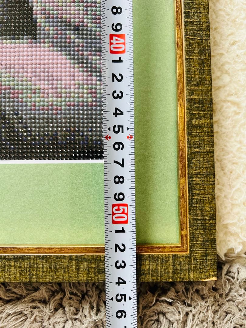 ダイヤモンドアート 額付き 完成品 インテリア ハンドメイド キラキラ 壁掛け