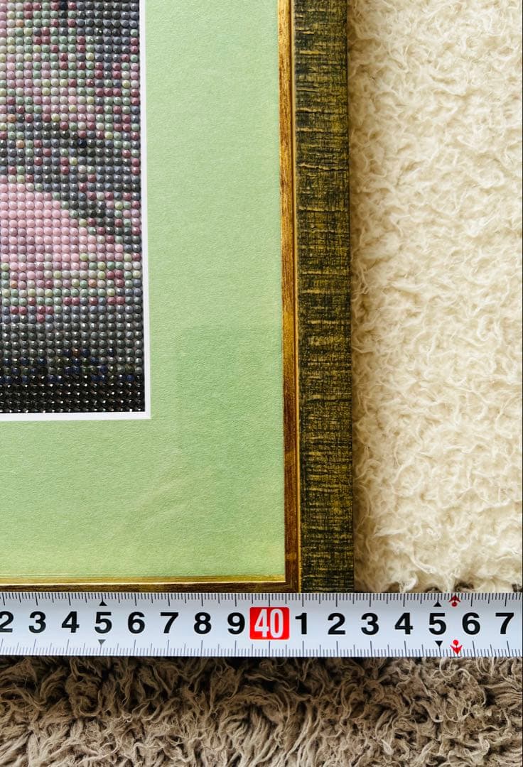 ダイヤモンドアート 額付き 完成品 インテリア ハンドメイド キラキラ 壁掛け