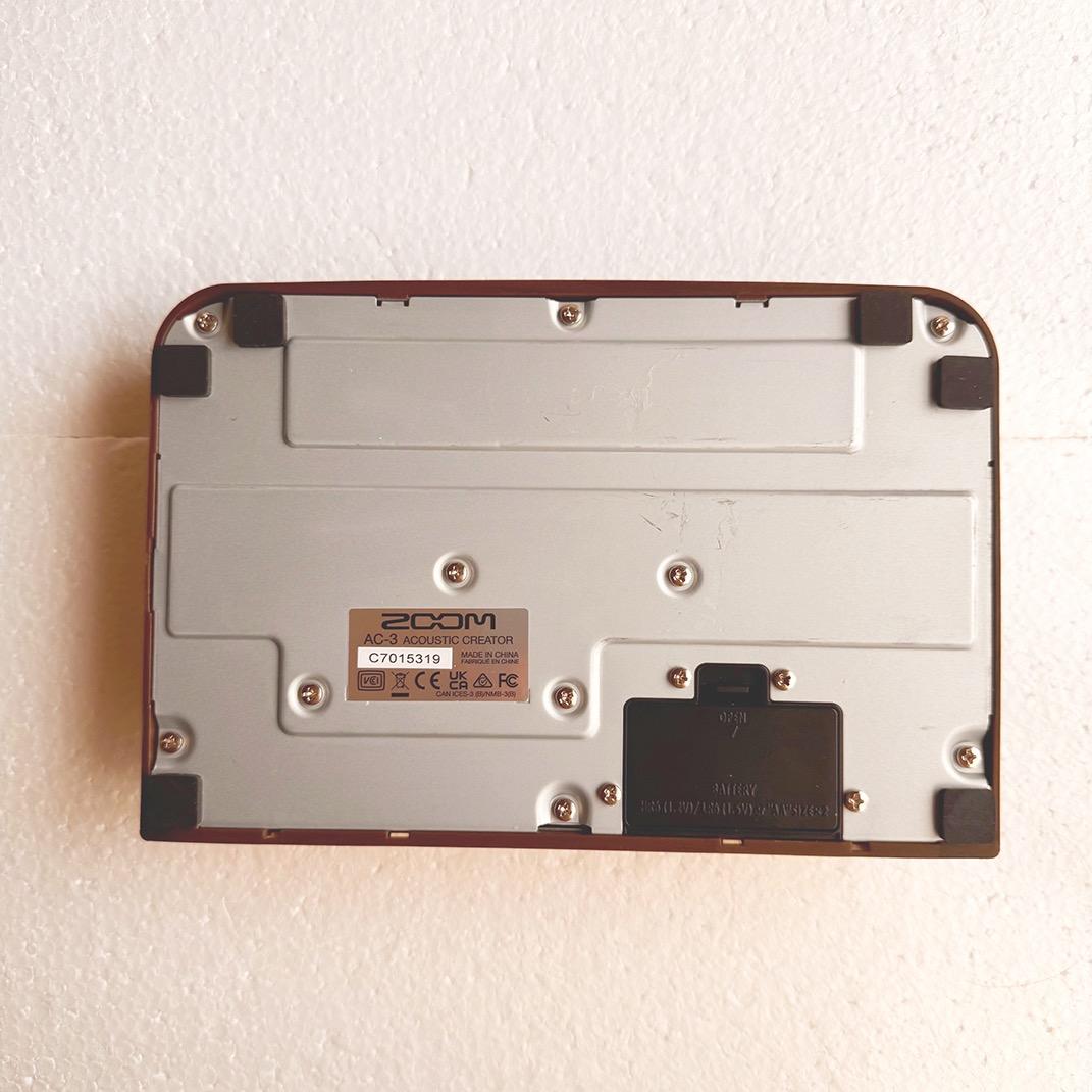 ZOOM AC-3 AC-3 Acoustic Creator USED美品