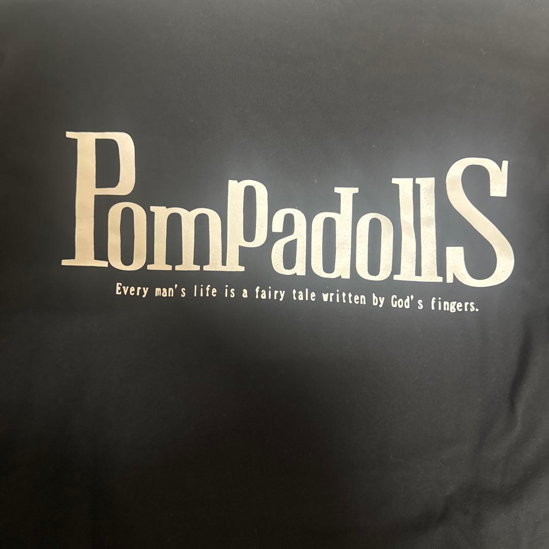 未着用 PomPadollS ロングスリーブTシャツ Lサイズ 黒