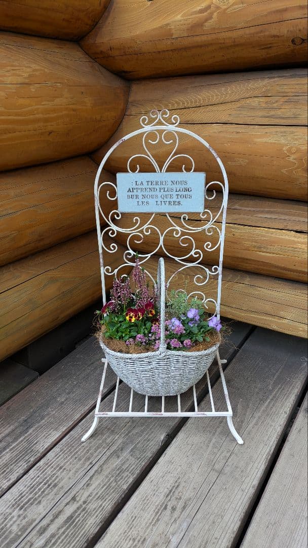 お洒落なフラワースタンド❂アラベスクモチーフ