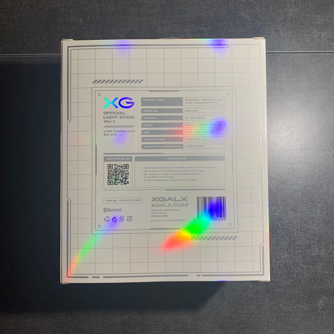 XG OFFICIAL LIGHT STICK ペンライト　電池・トレカ付き