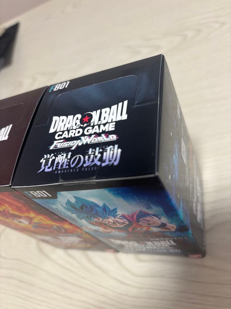 ドラゴンボールカードゲーム フュージョンワールド　覚醒の鼓動、烈火の闘気テープ付