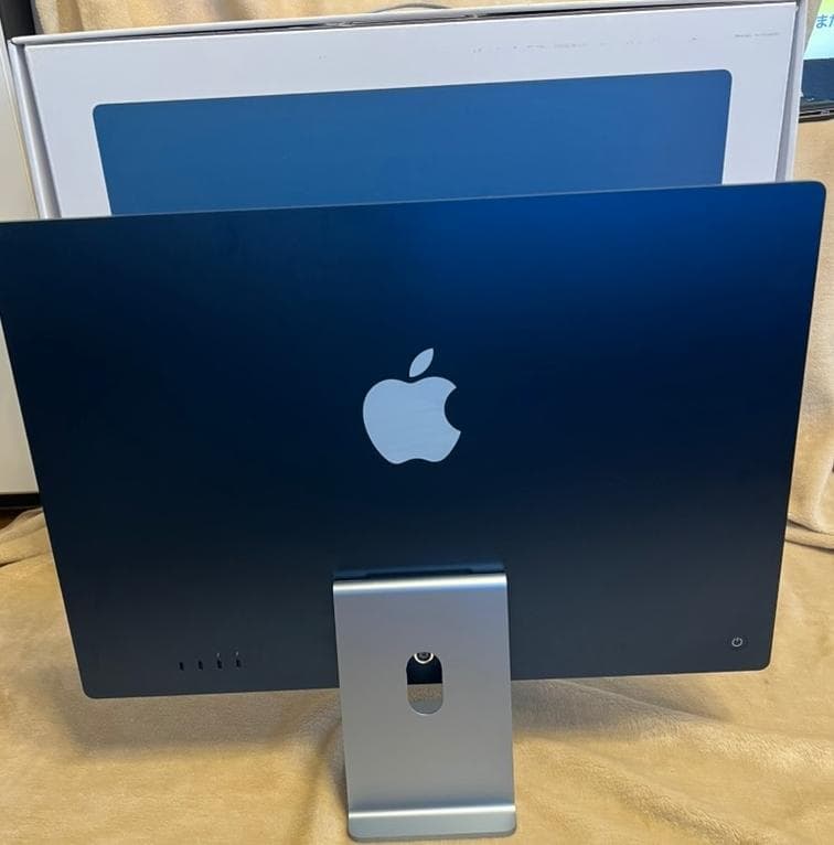 【美品】M1 iMac24メモリ8GB SSD256GB MGPK3J/Aブルー
