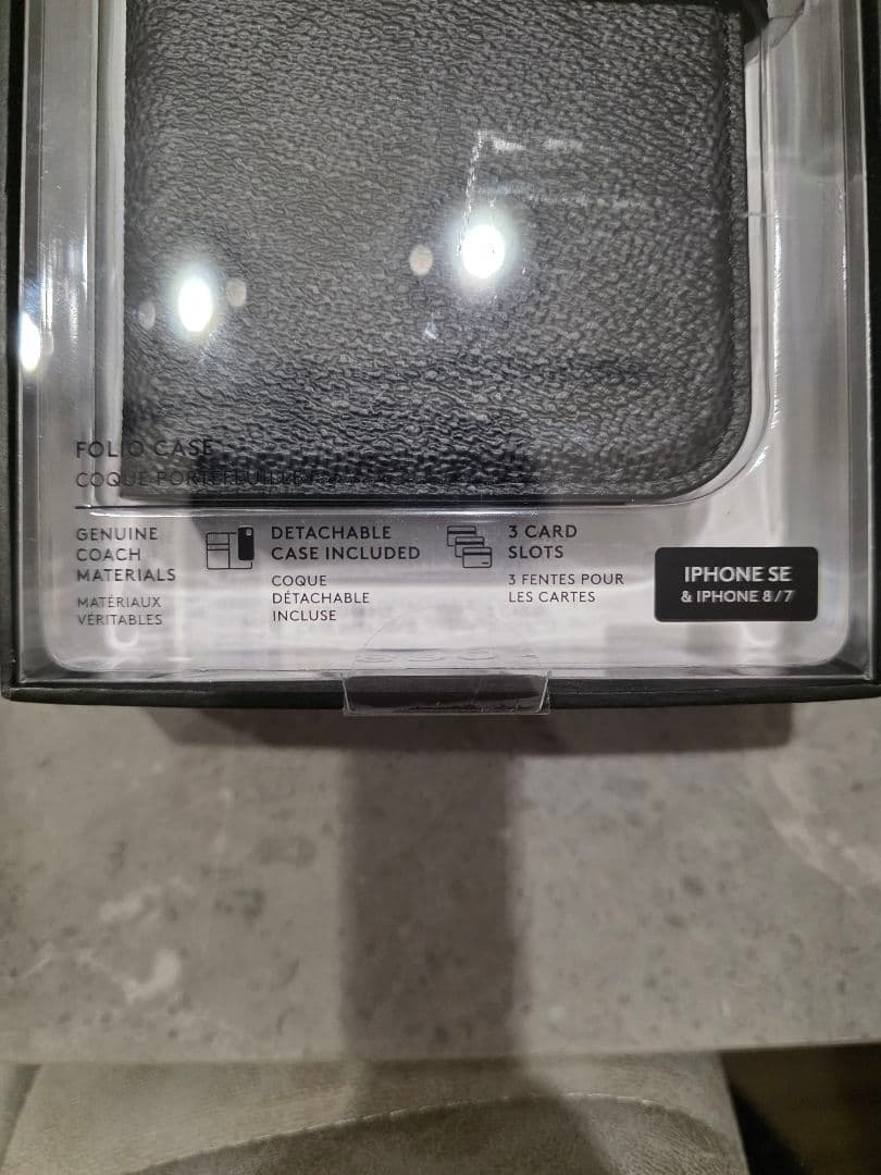 COACH iPhone SE3/SE2/8/7 手帳ケース 【新品未使用】