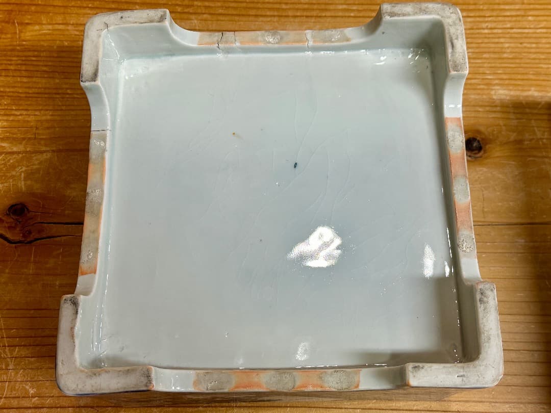 再値下げ　骨董品　染付　四段重　磁器　高さ45cm　お重　重箱