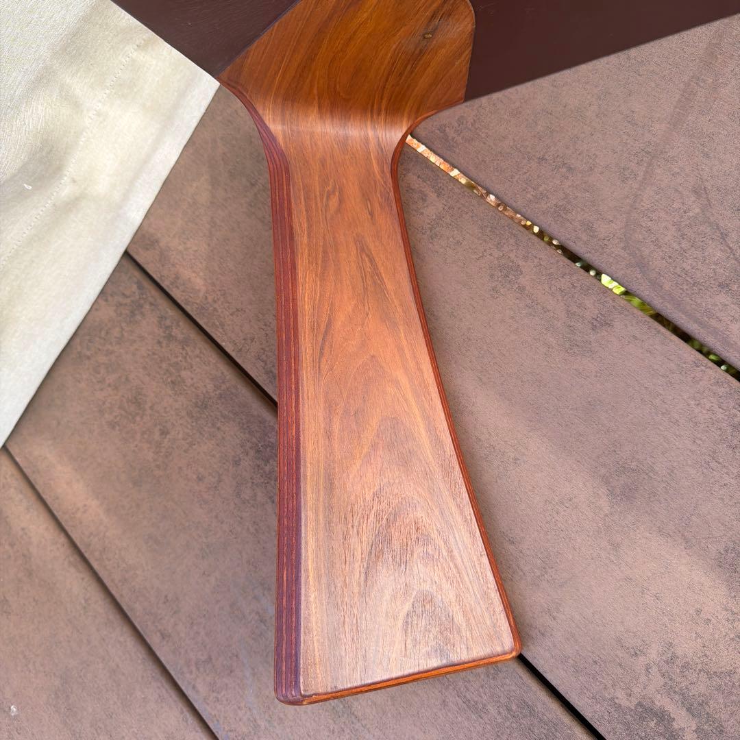 天童木工 座卓 ローテーブル 曲げ木 成形合板 和室リビングテーブル 昭和レトロ