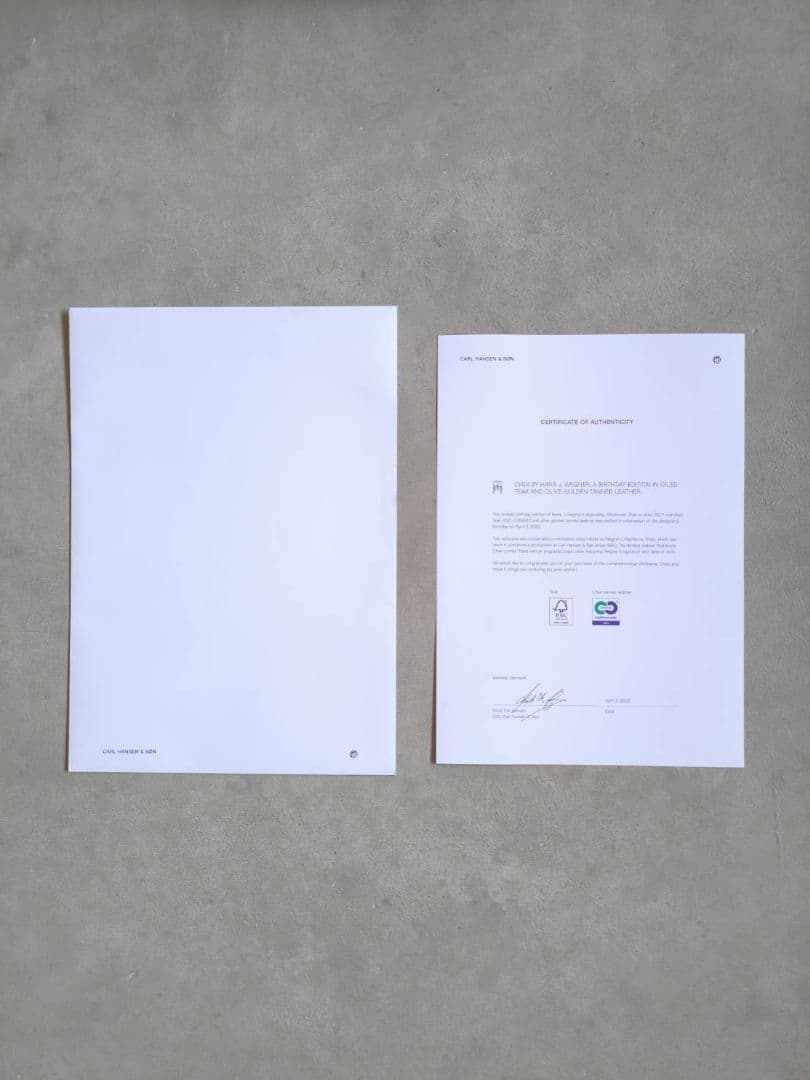 CH24 Yチェア 限定 Birthday Edition 2022