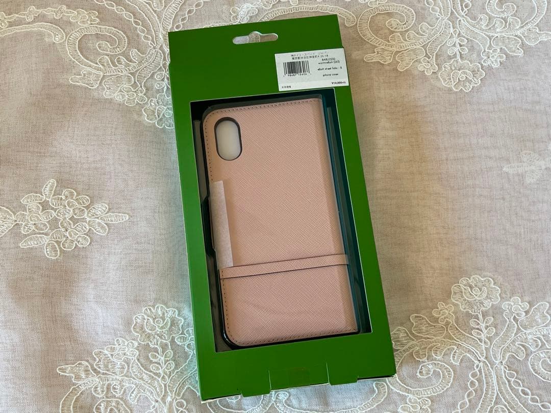 ケイトスペード　kate spade 手帳型レザーiPhoneXケース