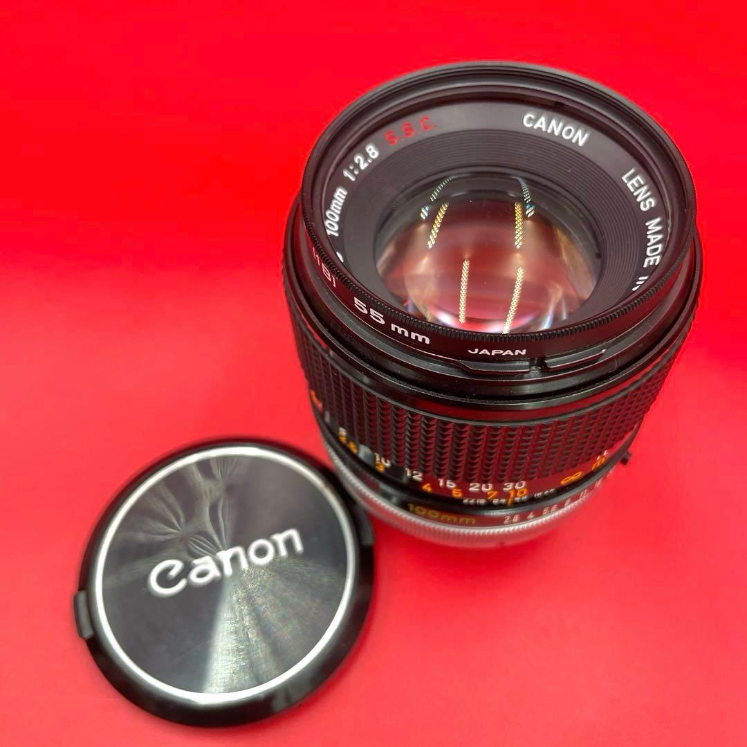 【美品】Canon FD 100mm f/2.8 S.S.C. 単焦点レンズ
