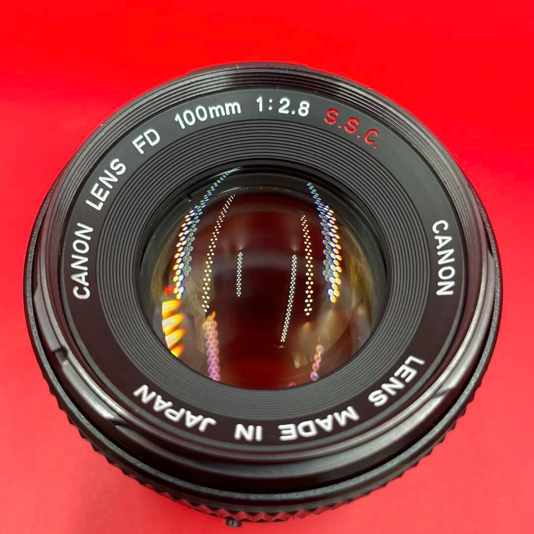 【美品】Canon FD 100mm f/2.8 S.S.C. 単焦点レンズ