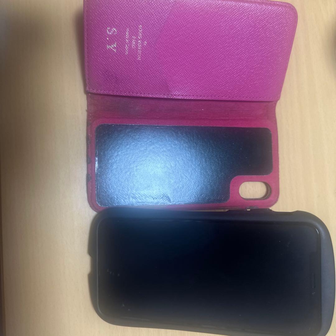 iFace ケース ホワイト ゴールド リングスタンド付き