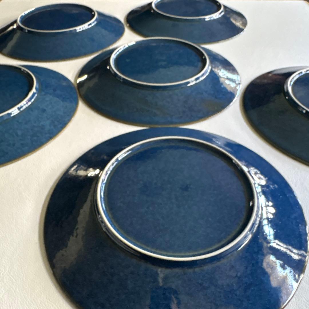 カネスズ カリタ27cm プレート 紗藍〈6枚〉