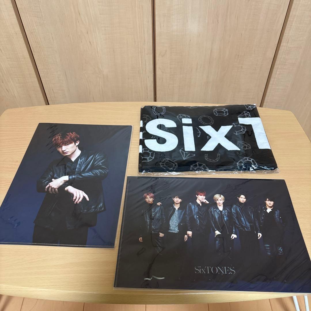 SixTONES パンフレット・ファイル・バッグ・タオル セット