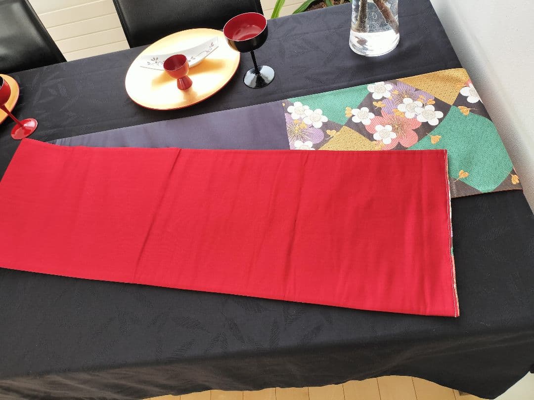 A447★高級‼️ひな祭り‼️入学式‼️袋帯テーブルランナー2ｍ12cm