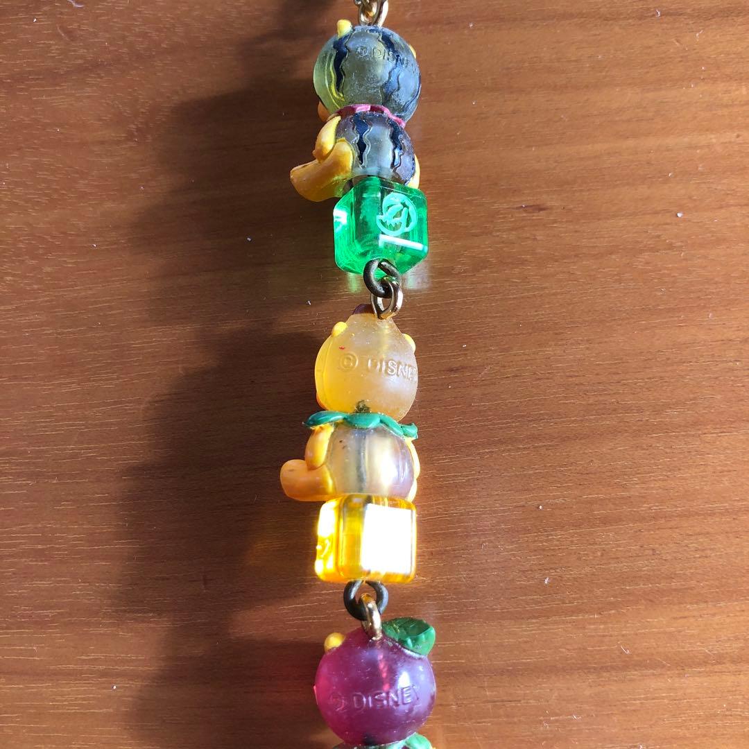 根付け　くまのプーさん（フルーツ着ぐるみ、アニマル着ぐるみ）【４個セット】