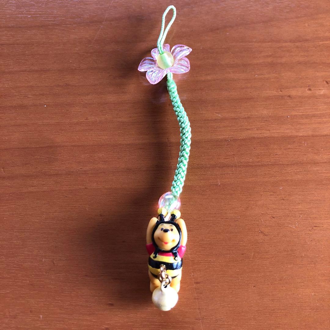 根付け　くまのプーさん（フルーツ着ぐるみ、アニマル着ぐるみ）【４個セット】