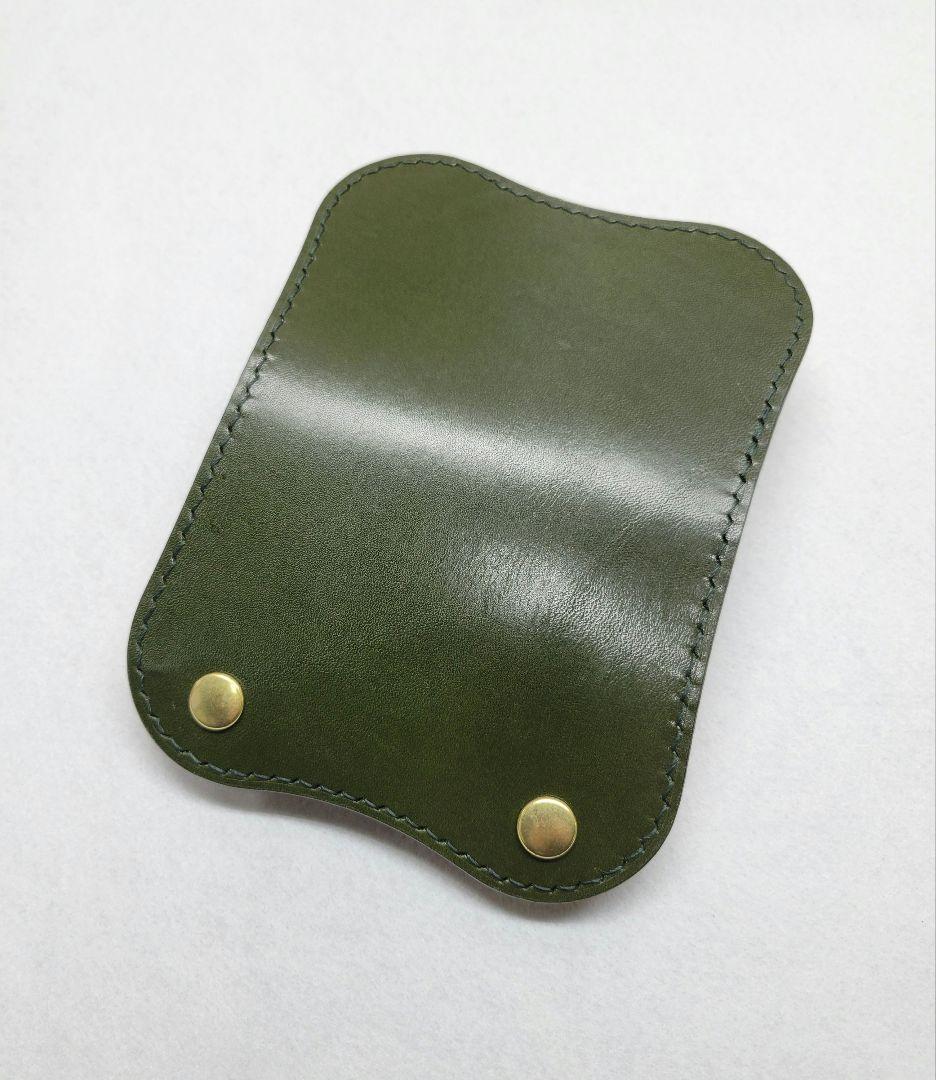小銭入れ　ケース　財布　ハンドメイド　レザークラフト　コンパクト財布