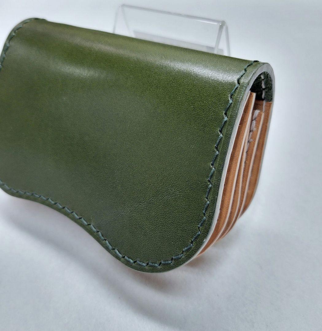 小銭入れ　ケース　財布　ハンドメイド　レザークラフト　コンパクト財布