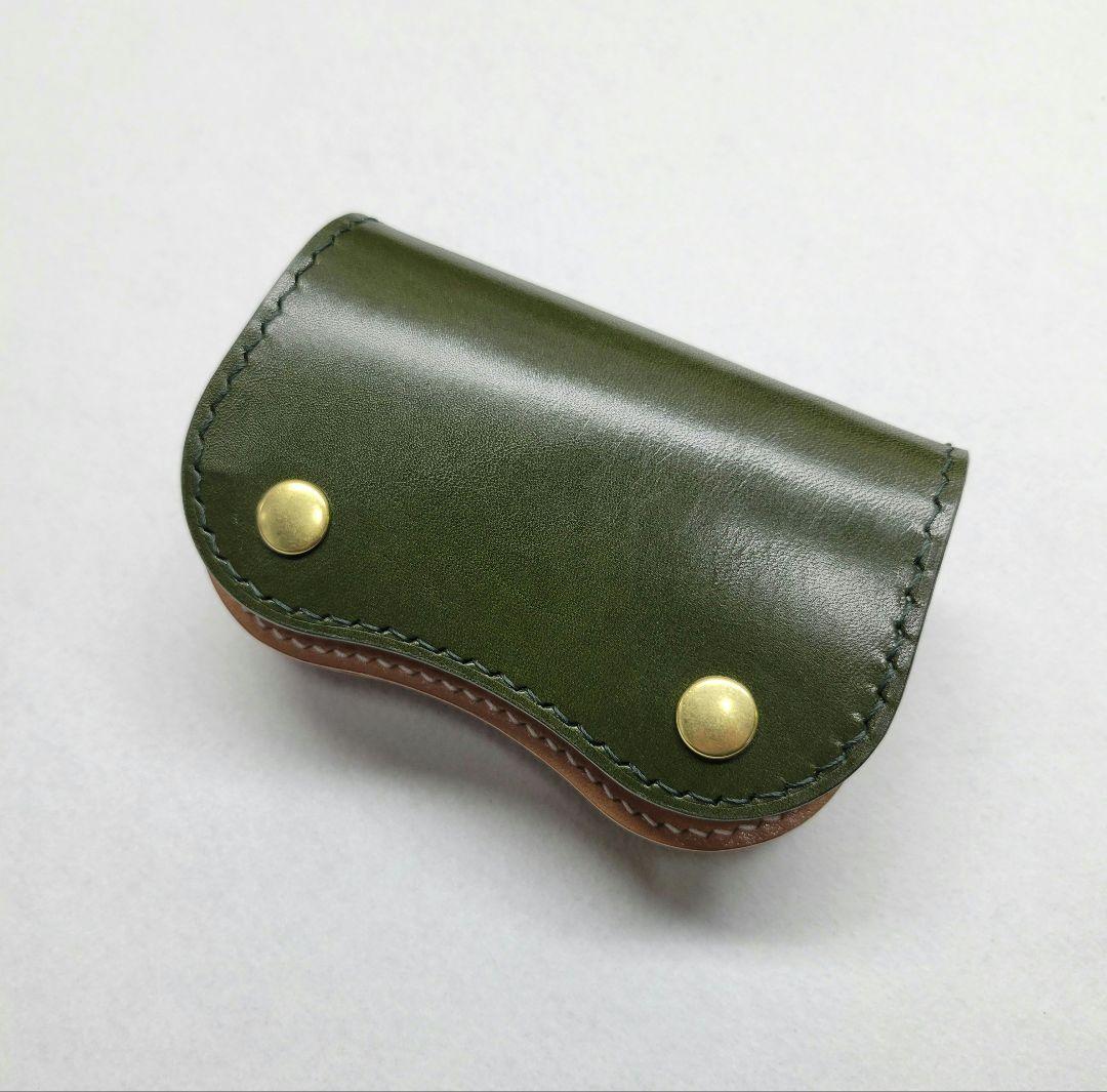小銭入れ　ケース　財布　ハンドメイド　レザークラフト　コンパクト財布