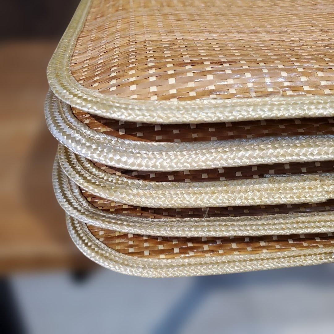 ラタン　座布団　5枚セット　籐家具　③