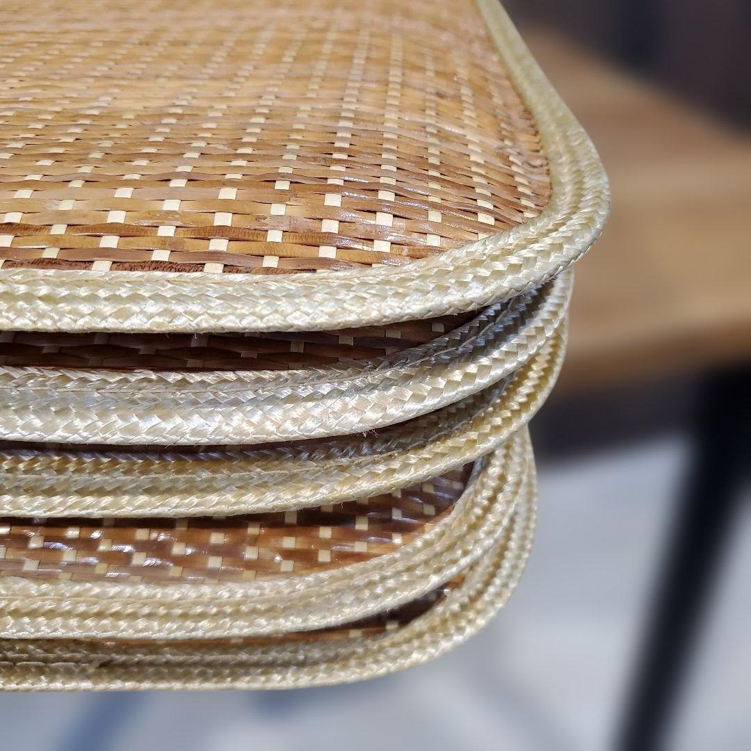 ラタン　座布団　5枚セット　籐家具　③