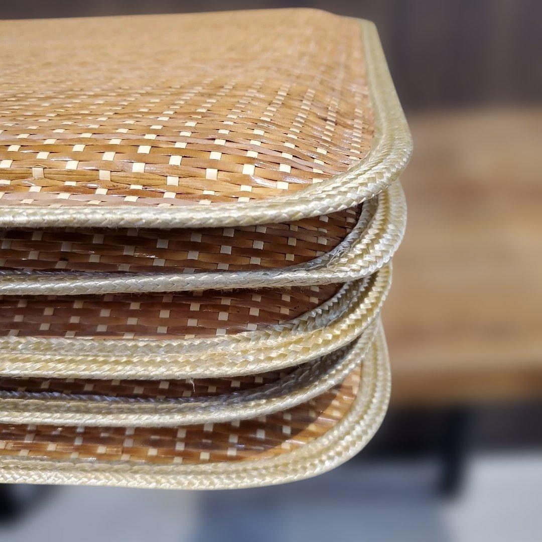 ラタン　座布団　5枚セット　籐家具　③