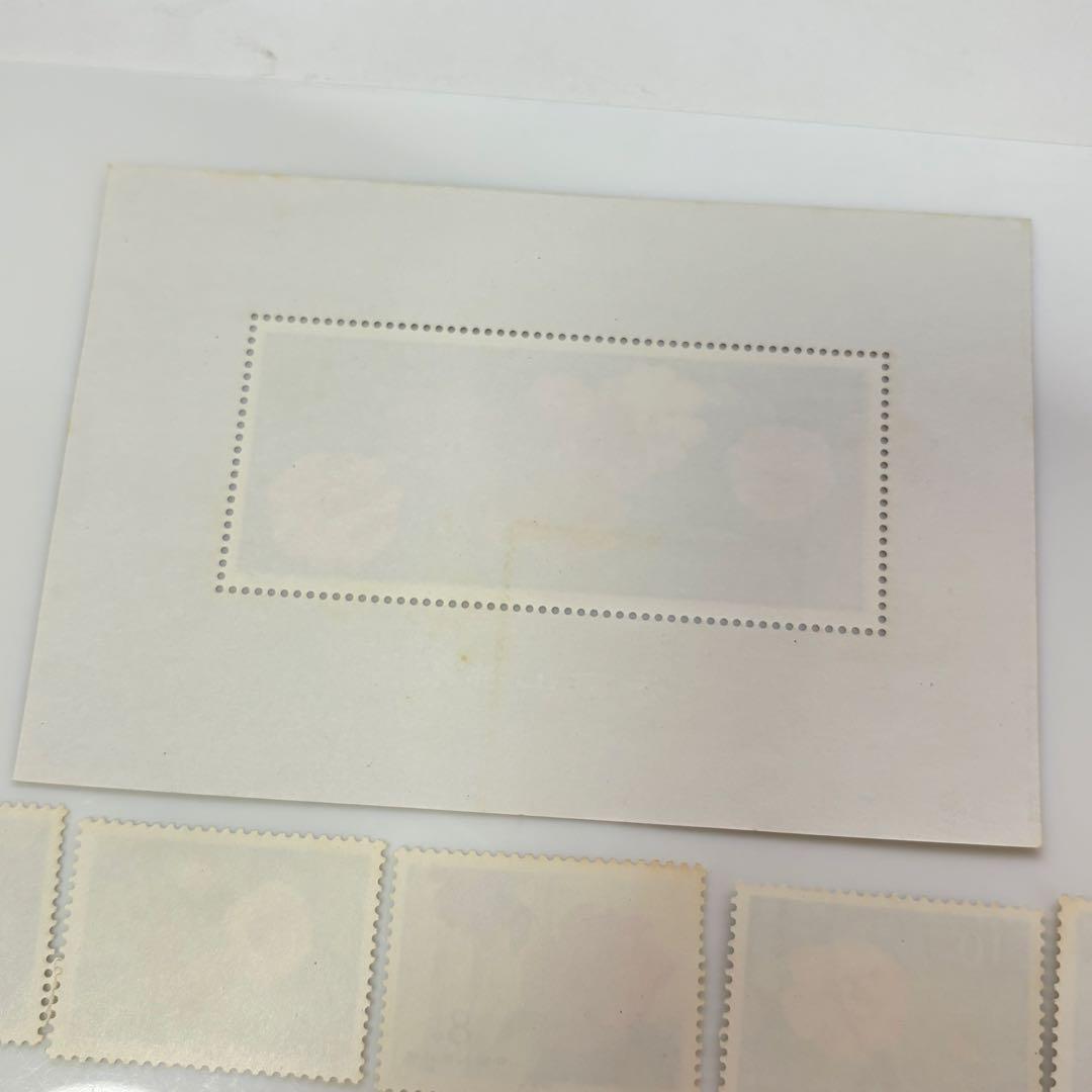 未使用品 「雲南のツバキ」 中国切手 T37 中国人民郵政