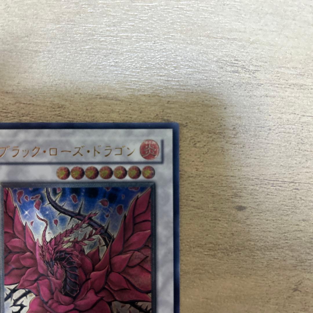 【美品】ブラックローズドラゴン　レリーフ
