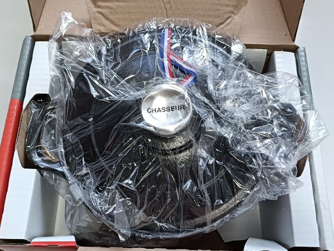 シャスール サブライム ラウンドキャセロール 20cm ブラック